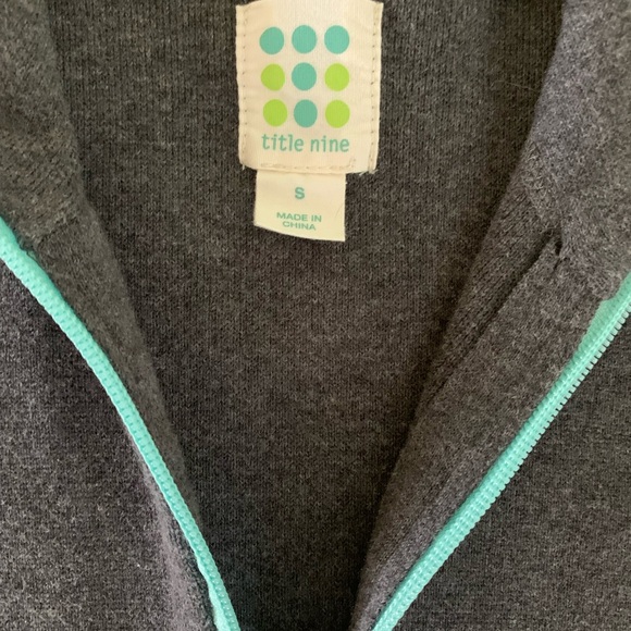 Title nine full/zip sweater! Excellent condition! - Picture 4 of 4